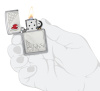Зажигалка ZIPPO Classic с покрытием Brushed Chrome 48126