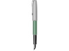 Ручка перьевая Parker "Sonnet Sand Blasted Metal&Green Lacquer"
