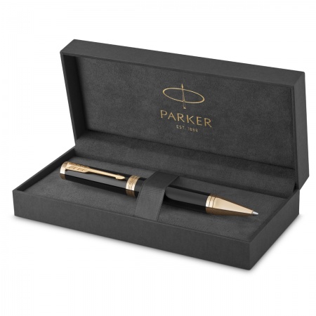 Ручка шариковая Parker "Ingenuity Black GT" черная, 1,0мм