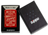 Зажигалка ZIPPO Classic с покрытием Metallic Red 48620