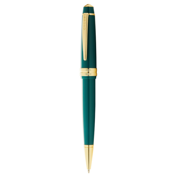 Шариковая ручка Cross Bailey - Light Polished Green Resin and Gold Tone