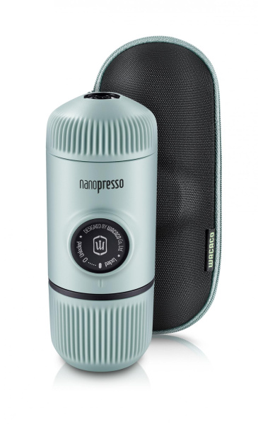 Портативная эспрессо машина Nanopresso Arctic Blue + Case