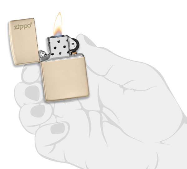 Зажигалка ZIPPO Classic с покрытием Flat Sand 49453ZL