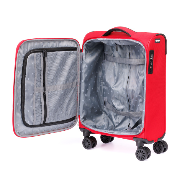 Чемодан TORBER Brosno T1901S-Red