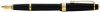 Перьевая ручка Cross Bailey Light Polished Black Resin and Gold Tone AT0746-9FF