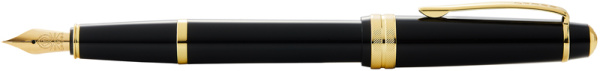 Перьевая ручка Cross Bailey Light Polished Black Resin and Gold Tone AT0746-9FF