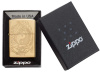 Зажигалка ZIPPO Tiger and Dragon с покрытием High Polish Brass 49024