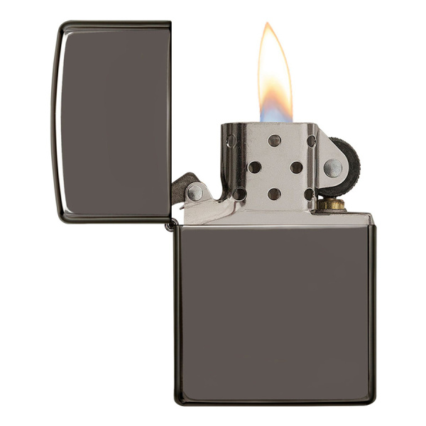 Подарочный набор Zippo: ветроустойчивая зажигалка Black Ice + вставной блок для зажигалок для трубок