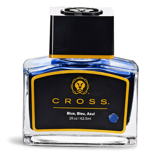 Чернила (флакон) Cross, синий, 62,5 мл