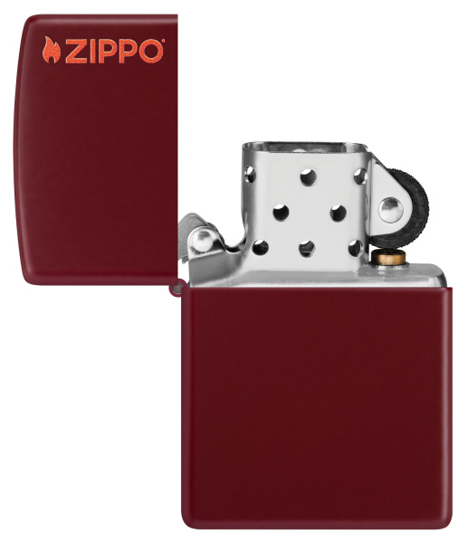 Зажигалка ZIPPO Logo с покрытием Merlot 46021ZL