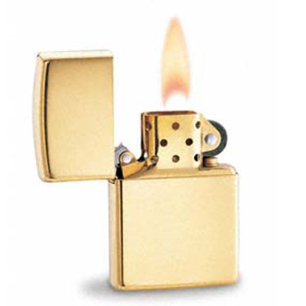 Зажигалка Zippo High Polish Brass w o Solid Brass Engraved