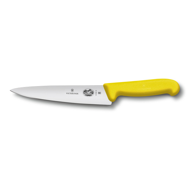 Нож разделочный VICTORINOX Fibrox с лезвием 19 см 5.2008.19