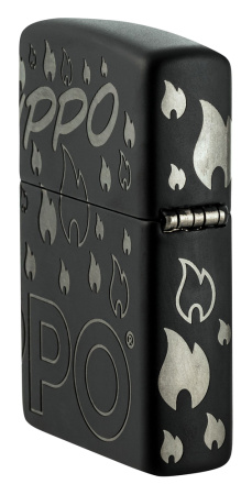 Зажигалка ZIPPO Classic с покрытием Black Matte 48908