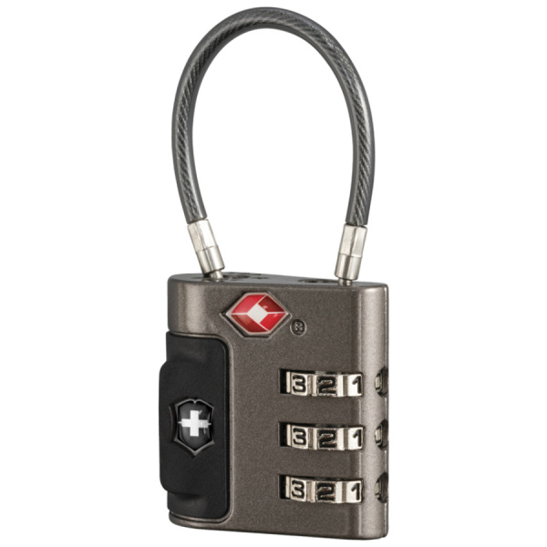 Тросовый замок VICTORINOX Travel Accessories 4.0, 3x2x7 см