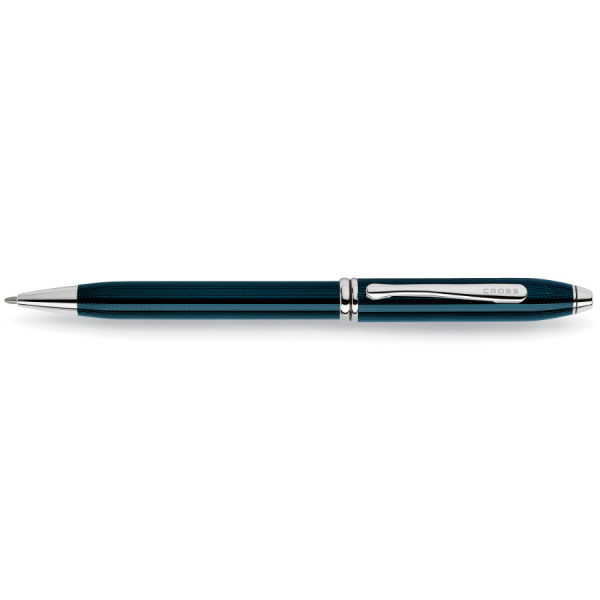 Ручка шариковая Cross TOWNSEND-QUARTZ BLUE LACQUER