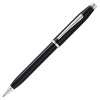 Ручка роллер Cross TOWNSEND-BLACK LACQUER RHODIUM PLATED