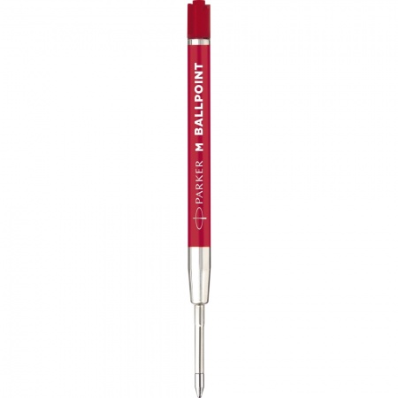 Стержень для шариковой ручки Parker QuinkFlow Basic Z09: M, красный, 2шт