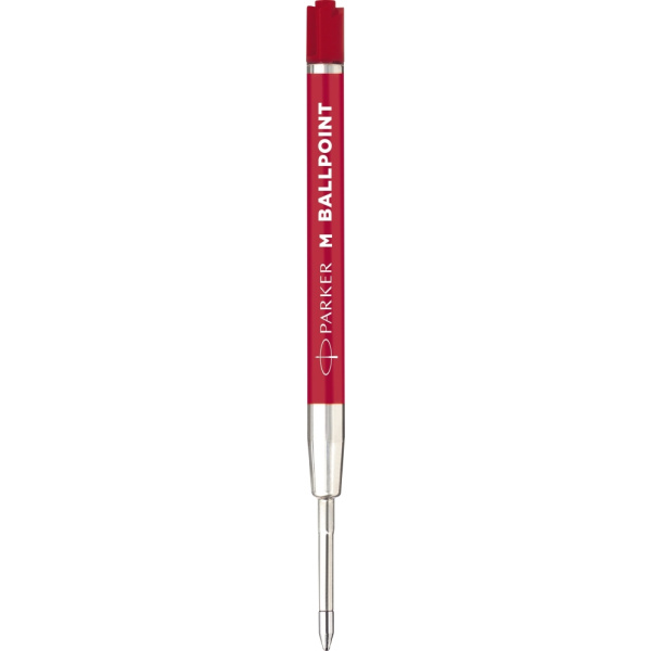 Стержень для шариковой ручки Parker QuinkFlow Basic Z09: M, красный, 2шт