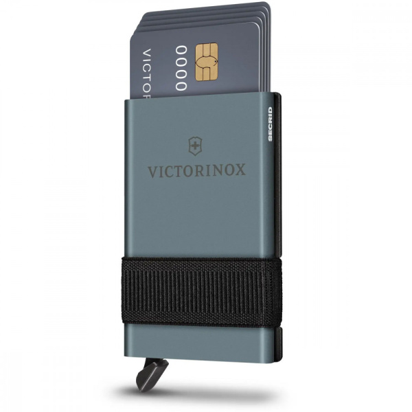 Карта-мультитул с картхолдером Victorinox SMARTCARD Wallet Sharp Gray