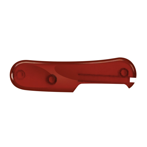 Задняя накладка для ножей VICTORINOX 85 мм, пластиковая, полупрозрачная красная