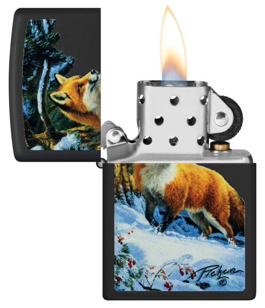 Зажигалка ZIPPO Linda Picken с покрытием Black Matte 48596