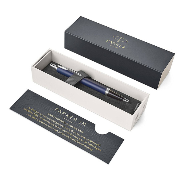 Ручка шариковая Parker IM Core Matte Blue CT