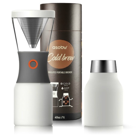 Портативная кофеварка ASOBU COLD BREW (1 литр) белая