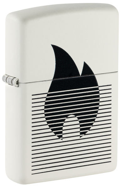 Зажигалка Zippo Flame Gradient Design с покрытием White Matte 46485