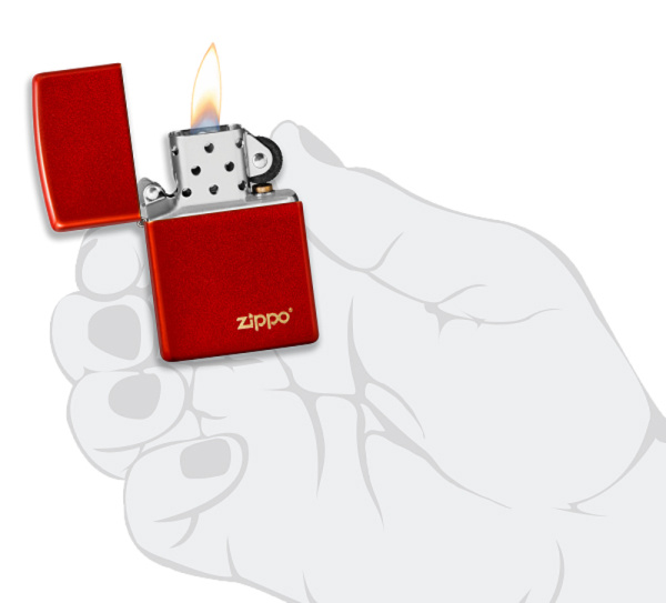 Зажигалка ZIPPO Classic с покрытием Metallic Red 49475ZL