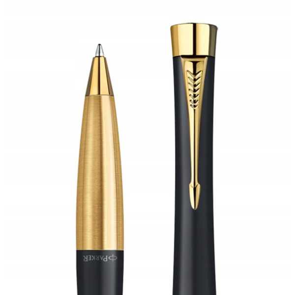 Подарочный набор Parker: Ручка перьевая + ручка шариковая Parker Urban Core - Muted Black GT