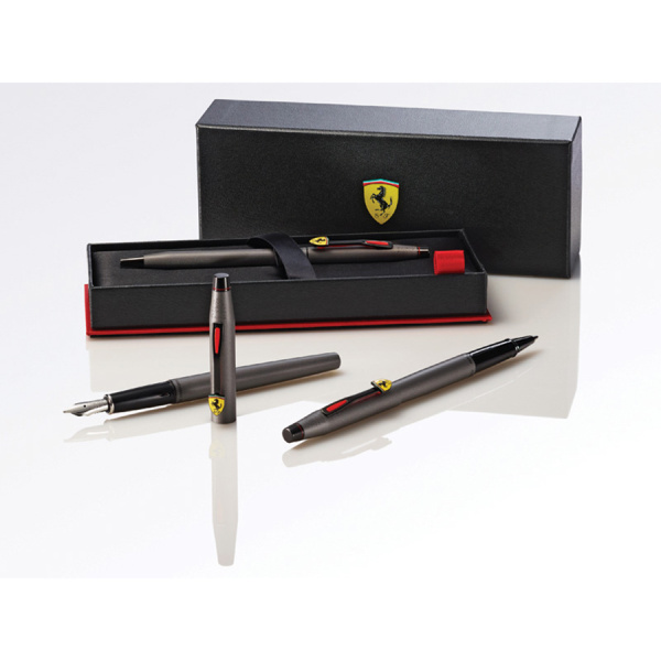 Шариковая ручка Cross Classic Century - Ferrari Gray Satin Lacquer