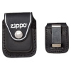 Черный кожаный чехол для зажигалки Zippo