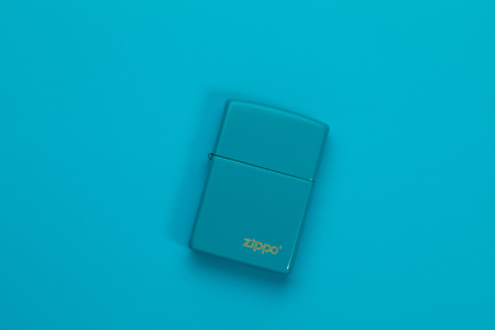 Зажигалка ZIPPO Classic с покрытием Flat Turquoise 49454ZL