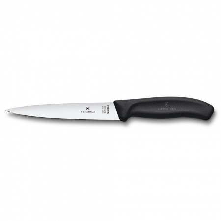 Нож филейный VICTORINOX SwissClassic с гибким прямым лезвием 16 см 6.8713.16B