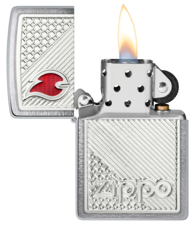 Зажигалка ZIPPO Classic с покрытием Brushed Chrome 48126