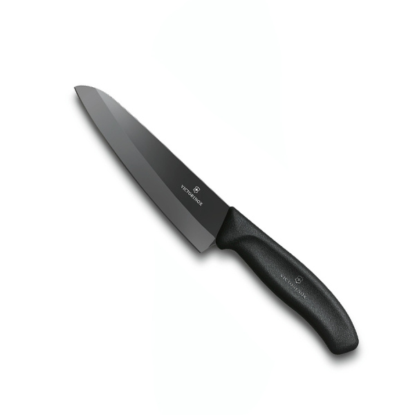 Нож Victorinox керамический, лезвие черное 15 см