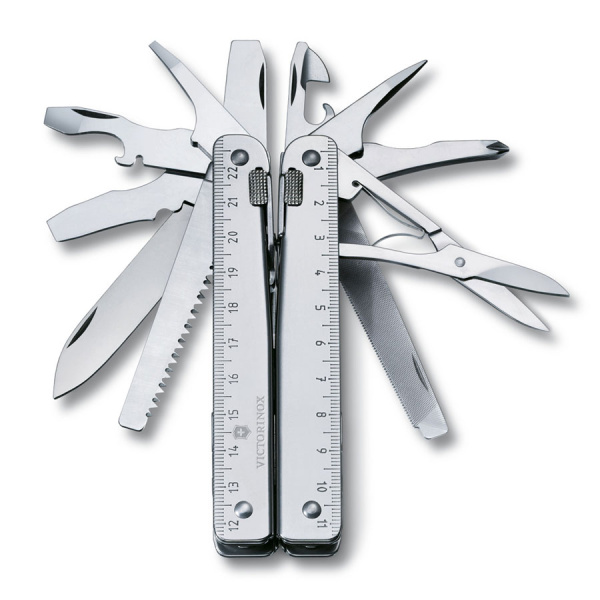Мультитул Victorinox SwissTool X в кожаном чехле