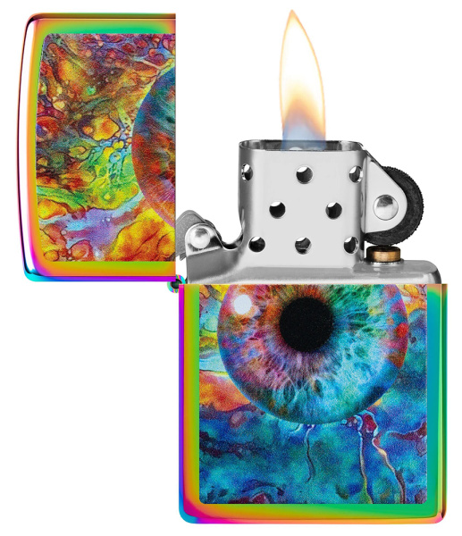 Зажигалка ZIPPO Spacey Eye с покрытием Multi Color 46431