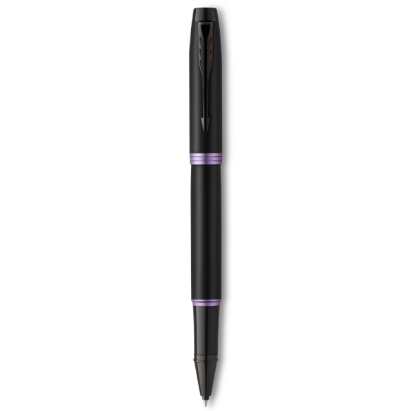 Ручка-роллер Parker IM Vibrant Rings T315 Amethyst Purple PVD, F