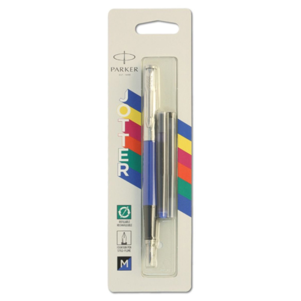 Перьевая ручка Parker Jotter Originals F60 Blue CT, M