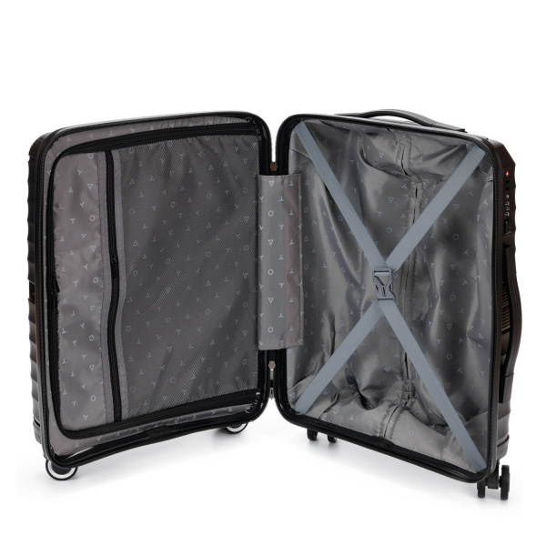 Чемодан TORBER Nevo T2207S-Black