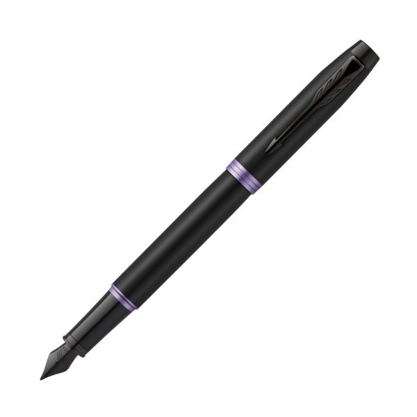 Перьевая ручка Parker IM Vibrant Rings F315 Amethyst Purple PVD, M
