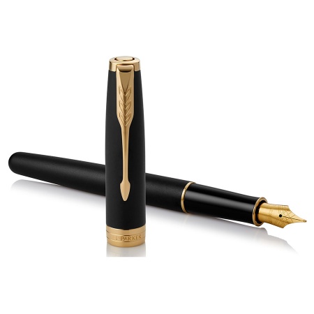 Ручка перьевая Parker Sonnet Matt Black GT