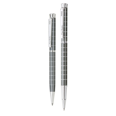 Набор подарочный Pierre Cardin Pen&Pen - Gray, ручка шариковая + ручка роллер