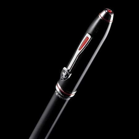 Шариковая ручка Cross Townsend - Ferrari Glossy Black Lacquer/Rhodium
