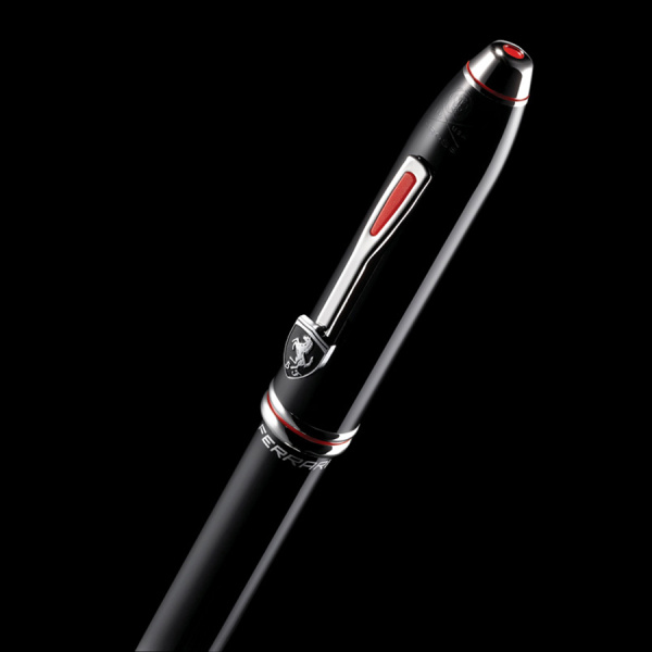 Шариковая ручка Cross Townsend - Ferrari Glossy Black Lacquer/Rhodium