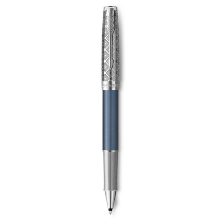 Ручка-роллер Parker Sonnet Premium T537 - Metal Blue CT