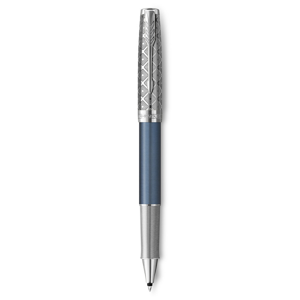 Ручка-роллер Parker Sonnet Premium T537 - Metal Blue CT