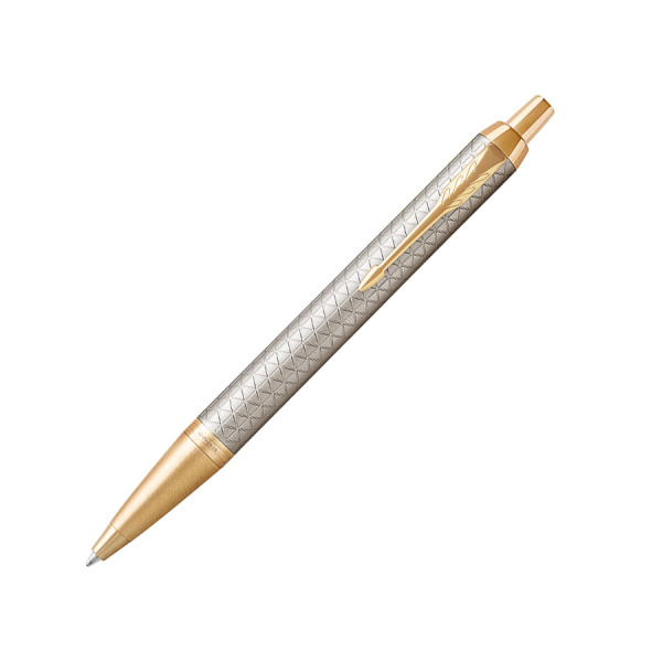 Ручка шариковая Parker IM Premium Warm Silver GT