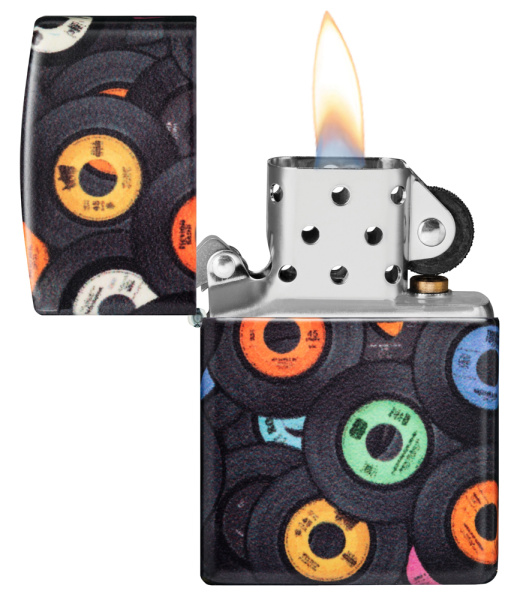 Зажигалка ZIPPO Records Design с покрытием 540 Matte 48770